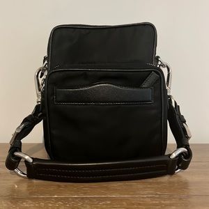 Black Prada Nylon Messenger/Side Bag With Dustbag
